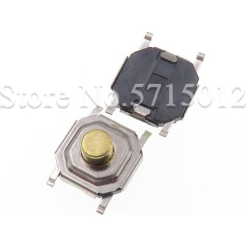 20pcs/lot 4*4*1.5 Tactile Push Button Switch 4x4x1.5mm Surface Mount 4pin Waterproof copper head micro switch