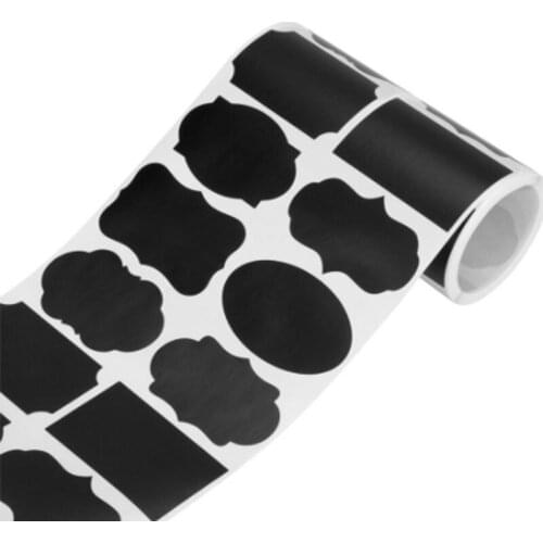 250pcs Creative DIY Handmade Blackboard Label Sticker Personalized Waterproof Label Sticker Kitchen Decoration