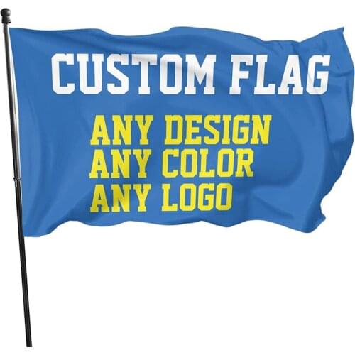 25x40cm 10PCS/Lot Custom Flag Banners100D Polyester Double Stitched Sports Club Advertising Outdoor Indoor Vivid Color