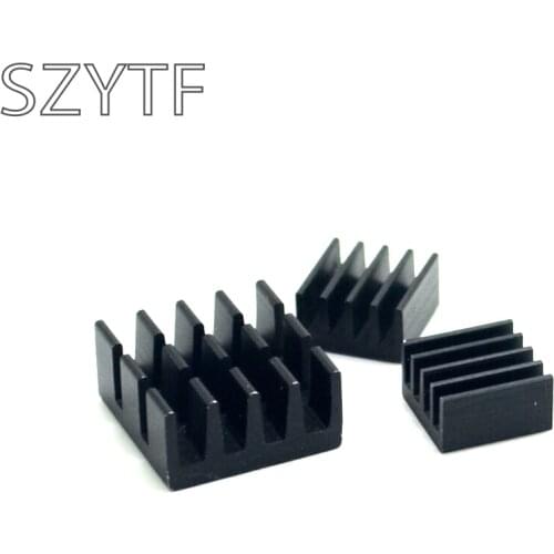 3pcs high quality black heat sink kit for raspberry pi board