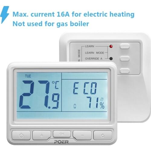 Wireless room Controller digital wifi Thermostat home electric Floor Heating controller Weekly Programmable for 16A current