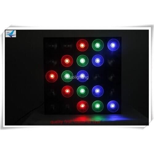 8xlot stage background 25x30w rgb 3 in 1 cob led matrix blinder light wedding panel