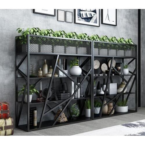 Irregular iron arts buy content shelf flower shelf sitting room floor flower shelf coffee shop partition iron arts partition bal