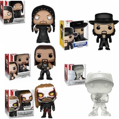 Funko WWE UNDERTAKER 08# 69# "THE FIEND" BABY WYATT 77# JOHN CENA 59# Action Figures Colres Collectible Model Toy for Children