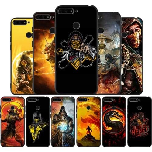Hot Mortal Kombat Black TPU Silicone Soft Phone Case For Honor 8X 9 8 10 20 30 Lite Pro MATE 9 10 20 30 Pro Lite