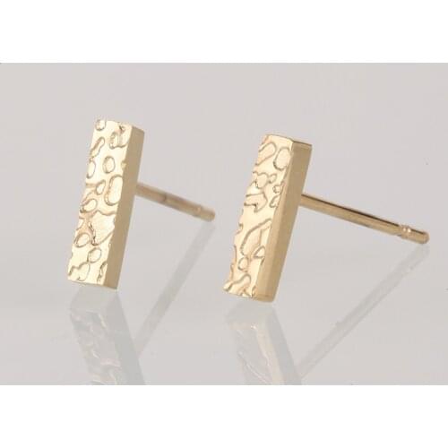 Trendy Small Geometric Stud Earrings for women Cool Tiny Stainless Steel Square Earings Fashion Jewelry YE14991