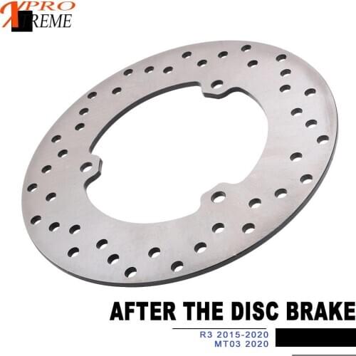 Motorcycle Stainless Steel Rear Brake Discs Rotors For Yamaha R3 2015 2016 2017 2018 2019 2020 MT03 MT 03 2020 220mm 106mm