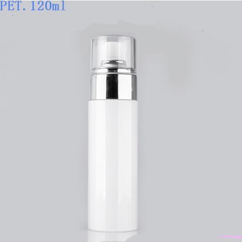 New 300PCS Mini Small Empty Plastic Perfume White Atomizer Spray Bottles 120cc Make up Make-up Cosmetic Sample Container