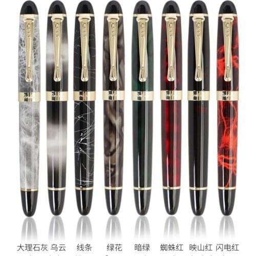 2021 New Arrivel Jinhao X450 Luxury Dazzle Blue Fountain Pen High Quality Metal Inking Pens for Office Supplies School Supplies