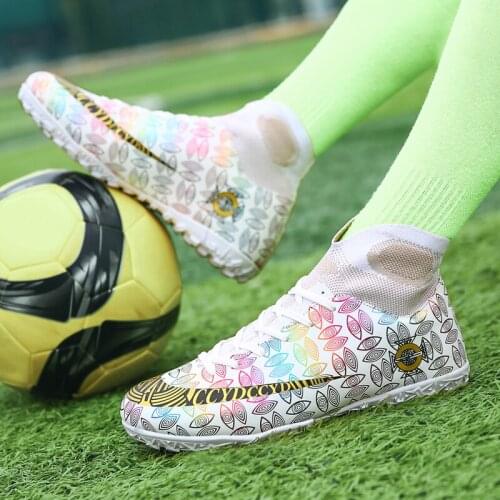 New Arrivals Football Shoes Men Multicolor Elite Competitive Non-slip Football Shoes Outdoor Training Football Boots Be Wholesal