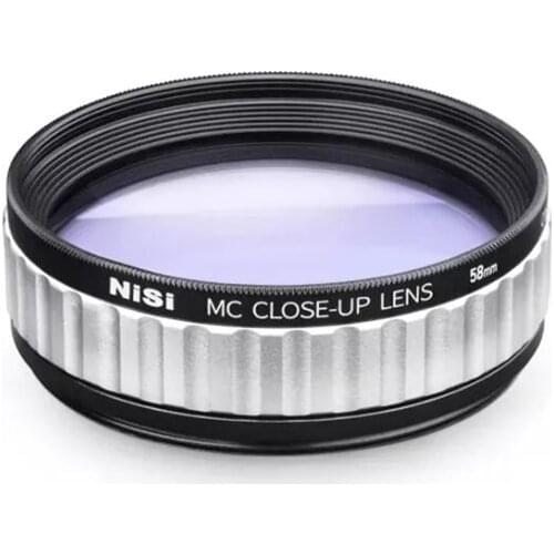 NiSi MC Close Up Lens 58mm with 49-58 52-58 Adapter Ring for Canon 100mm Nikon 105mm Sony 90mm Camera lens