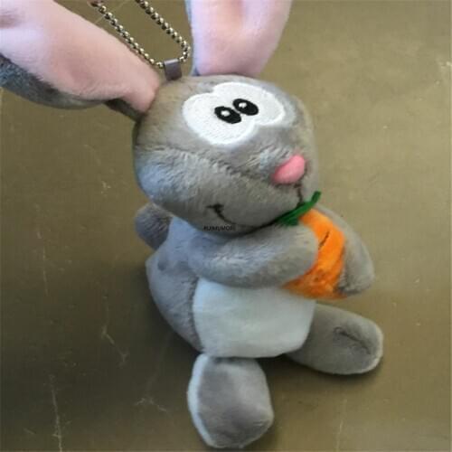 Wholesale 50PCS 15CM Long Ears Rabbit Plush Stuffed Doll , Kids Gift Pendant Toy
