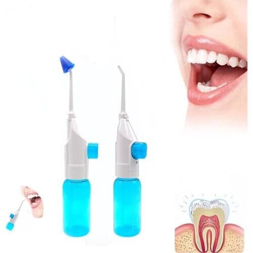 Portable 90ml Oral Irrigator Dental Water Flosser Water Jet Oral Tooth Nasal Manual Irrigator Cleaner Teeth Oral Hygiene Device
