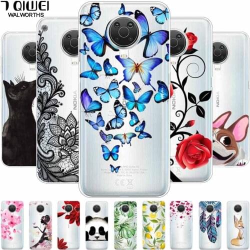 For Nokia G10 Case Transparent Slim Soft TPU Back Cases for Nokia G20 NokiaG20 Fundas Clear Silicone Capa for NokiaG10 G 10 Cute