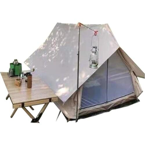 Outdoor Camping 2 Person A-frame Cotton Tent Scouting Portable Shelter Square Good Classical Tent