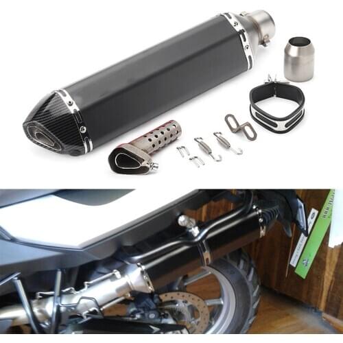 Universal Motorcycle Accessories 51mm DB Killer Rear Mufflers End Pipe Slip On Exhaust Systems Removable Tailpipe