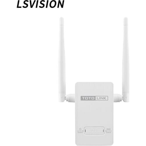 TOTOLINK EX300V2 Wireless Wifi Repeater Router Long Range Wifi Signal Booster 300Mbps Network Wifi Extender Plug and Play