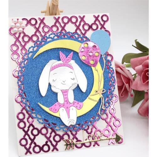 YPP CRFT Cute Rabbit Metal Cutting Dies for DIY Scrapbooking/Card Making/Kids Fun Decoration Supplies