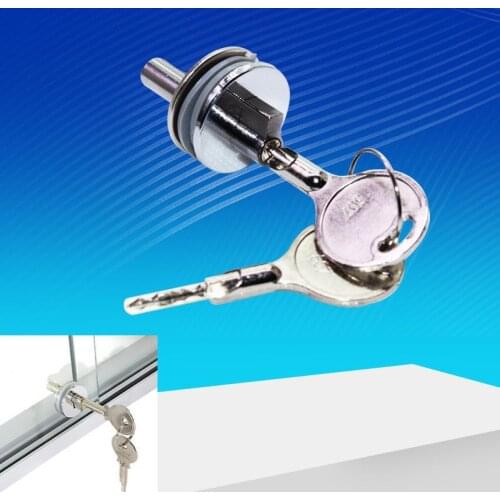 20Set Furniture Glass Display Door Lock Glass Showcase Anti-theft Sliding Door Window Lock Keyed Alike H4724