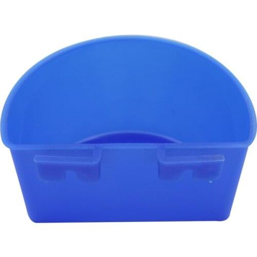 10 Pcs Bird Feed Box Pigeon Trough Pigeon Cage Special Cup Semi-round Food Box Thickened Health Sand Cups Pigeon Manger