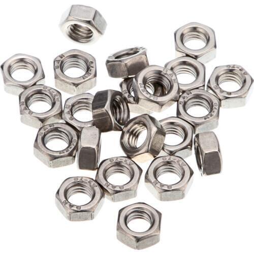 100pcs M5 Nuts A2 Stainless Steel Hex Nuts To Fit Our Bolts and Screws