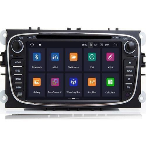 2 din Android Car DVD Multimedia Player GPS Navi For Ford For Focus2 Mondeo Galaxy Wifi Audio Radio Stereo Head Unit Free Canbus