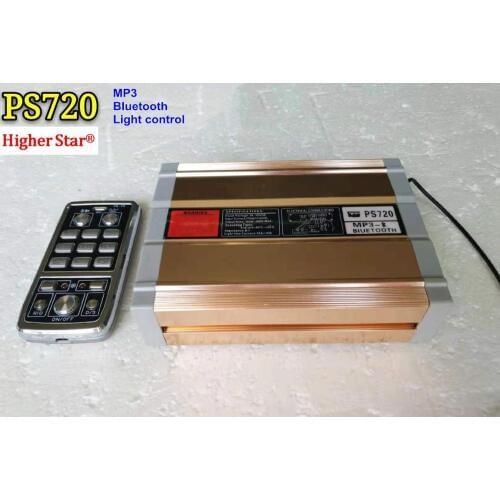 200W Wireless Remote car alarm emergency amplifier With MP3 bluetooth,light control,pa-system microphone(without speaker)