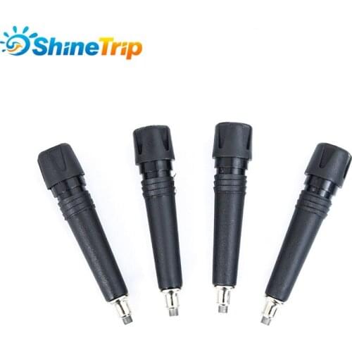 4PcsCamping Walking Hiking Stick Tip End Carbon Tungsten Steel Pointed Toe Cane Wear Rod Crutch for Climbing Stick Trekking Pole