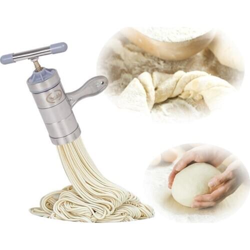 5-head hand-cranked domestic small stainless steel manual noodle press/hele noodle press noodle press juice