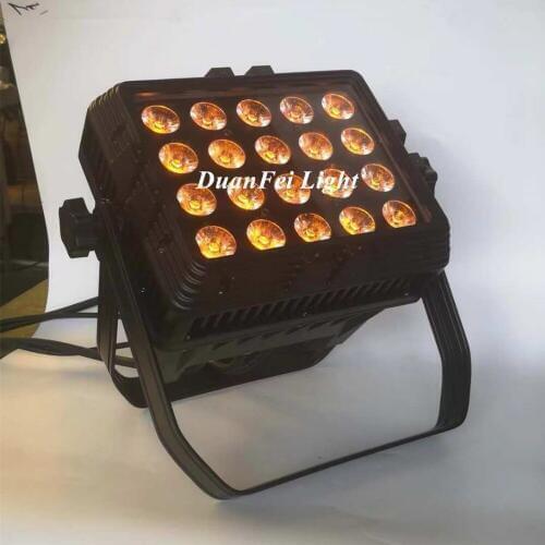 8pieces 20x18w par led outdoor wash wall light stage led flood par spotlight dj equipment