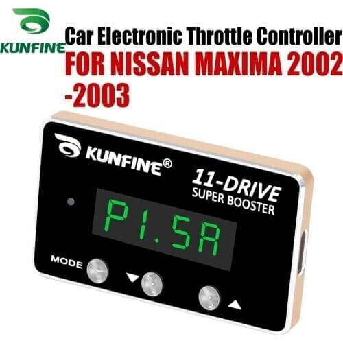 KUNFINE Car Electronic Throttle Controller Racing Accelerator Potent Booster For NISSAN MAXIMA 2002-2003 Tuning Parts 11 Drive