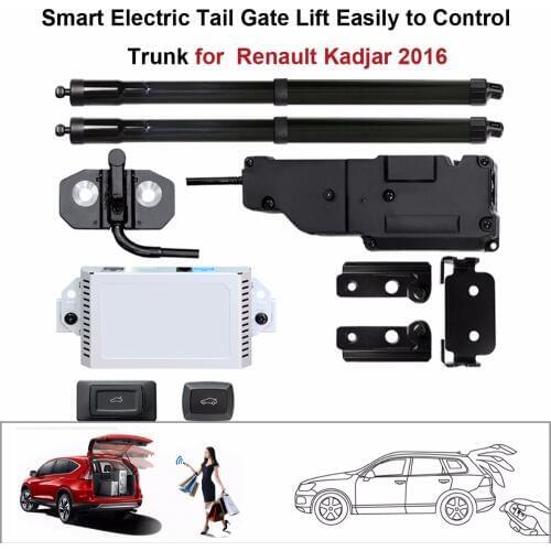 Car Smart Auto Electric Tail Gate Lift for Renault Kadjar 2016 Control Set Height Avoid Pinch With Latch