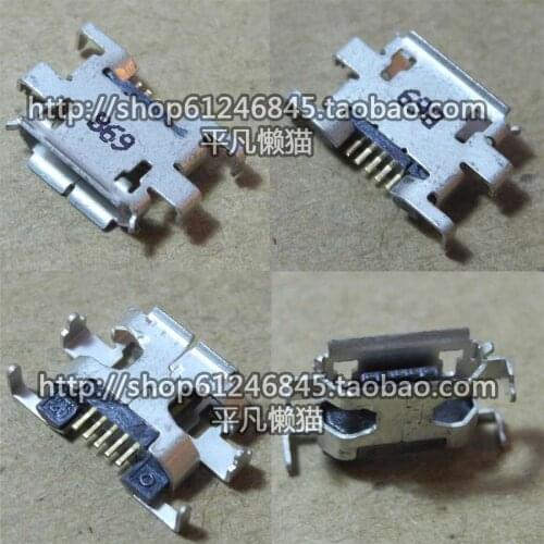Free shipping For new original flat-panel mobile phone Micro USB pin data interface tail plug 5 pin 0436m