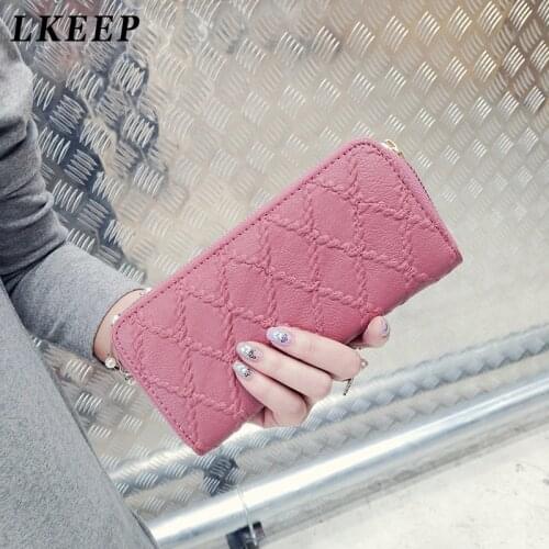 Long Wallet Women Handbags Tassel Diamond Wallets Card Holder Fashion High Quality PU Leather Wallet Women Clutch Money Bag