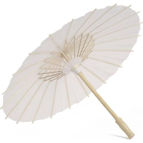 Chinese Vintage DIY Paper Umbrella Wedding Decor Photo Parasol Dance Props