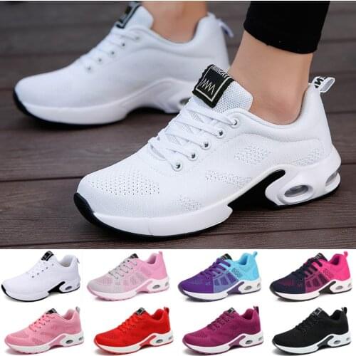 Newbeads Running Sneakers Shake Shoes Thick Sole Air Cushion Casual Womens Mesh Outdoor Lightweight Breathable Sports Shoes