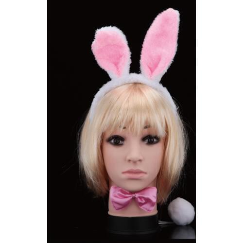 Masquerade Dress Up Childrens Day performance props game Rabbit ears three-piece animal shapes
