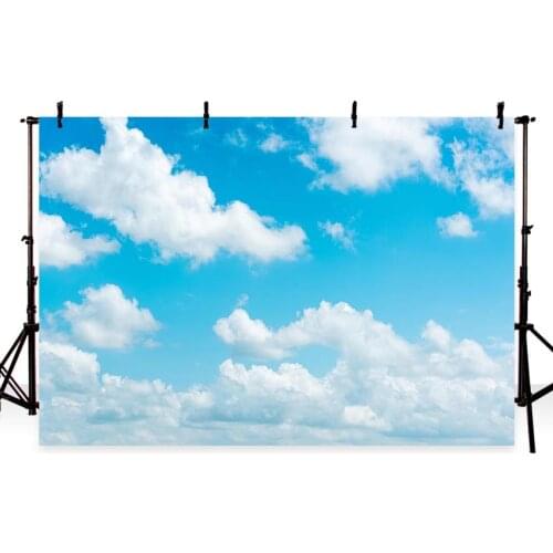 MEHOFOTO Blue Sky Cloudy Party Wallpaper Home Decor Baby Natural Scenic Photography Backgrounds Photo Backdrops For Photo S G744