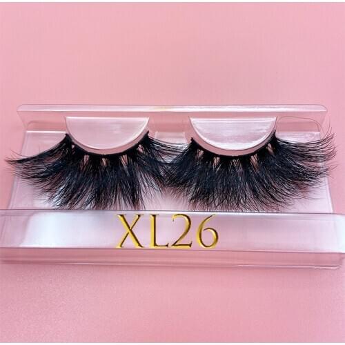 MIKIWI 30MM 100% Cruelty free 3D Natural Mink Eyelash Long Lasting Natural Dramatic Volume Eyelash extention 3D False eyelashes