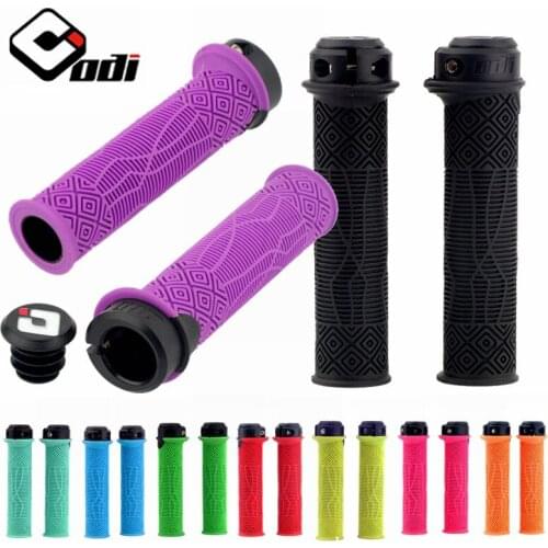 ODI MTB Bicycle Grip Lock 22.2mm Rubber Handlebar Grips Soft Antislip Handle Grip Lock Bar End Fit Fold BMX XC Bike