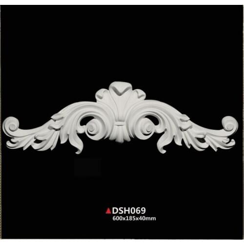 PU polyurethane fireplace part decoration European style ceiling decor doorframe portal decorating components