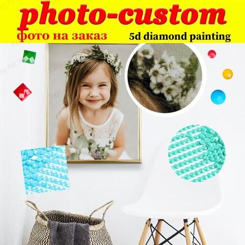 Full Diamond Square/round Custom Photo Diamond Embroidery 5d Diamond Painting Mosaic Rhinestone Picture Diamond Diy Needlework