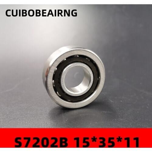 Stainless Steel Angular Contact Ball Bearing 7202 S7202B size:15*35*10mm