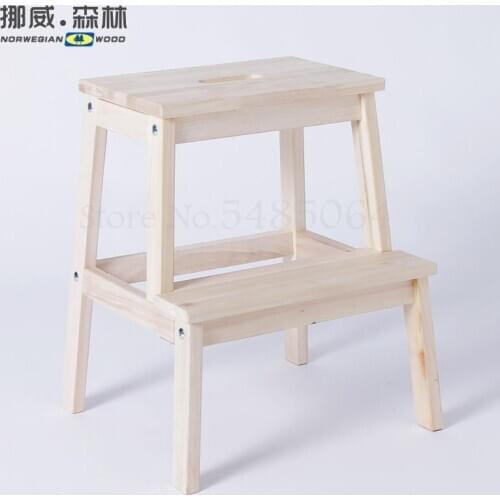 Nordic Step Stool, Solid Wood Step Stool, Step Stool, Shoe Changing Stool, Ascending Foot Stool, Child Low Stool, Wooden