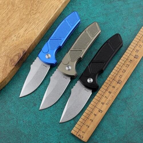 Folding knife S35VN blade aluminum handle camping survival outdoor hunting tactical tool fruit knife kitchen knife