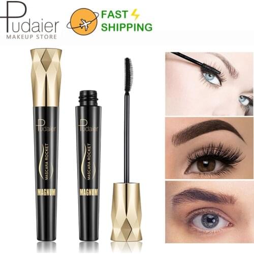 Pudaier 4D Mascara Volume Waterproof Lash Extensions Makeup Silk Graft Growth Fluid Professional Rimel for Eye makeup