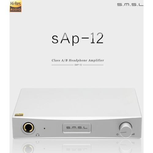 SMSL SAP-12 Class A/B High Thrust HIFI Headphone Amplifier HIFI EXQUIS RCA 6.35mm Headphone AMP