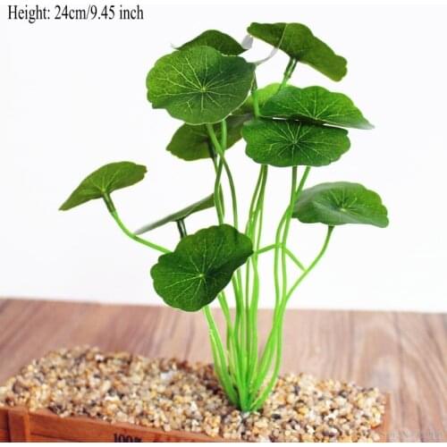 Green leaf plants lotus leaf Green plants fake flowers artificial flowers grass silk flower decoration home decoration shoots