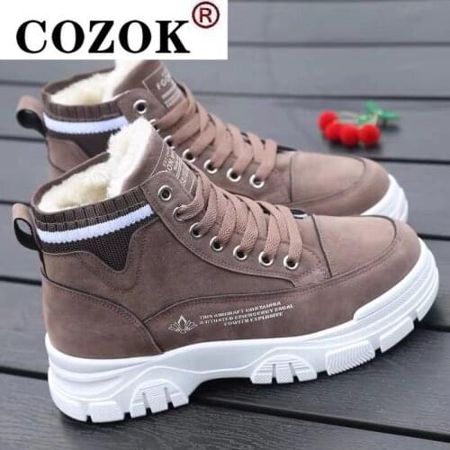 Cotton Shoes Women 2021 New Winter Plus Velvet All-match Student Thick-soled Thickened Warm Snow Womens Cotton Boots