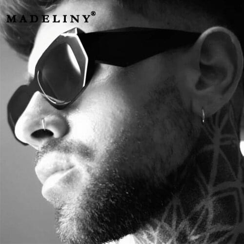 MADELINY Square Sunglasses Women Vintage Fashion Sun Glasses For Female Luxury Brand Eyeglasses Small Oculos De Sol MA030